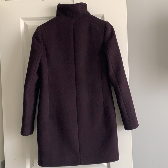 Aritzia Cocoon Coat (dark purple) - Picture 2 of 7